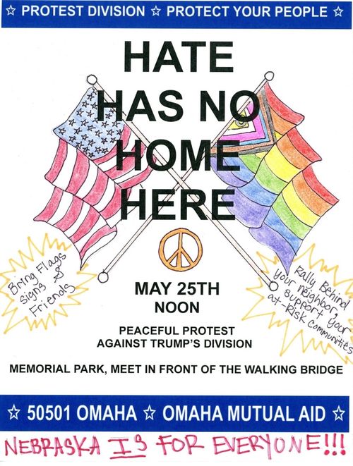 Peaceful Protest Against Trump's Division